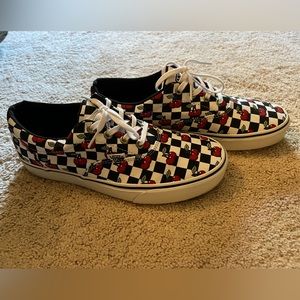 Like New Doheny Checkered Cherry Vans